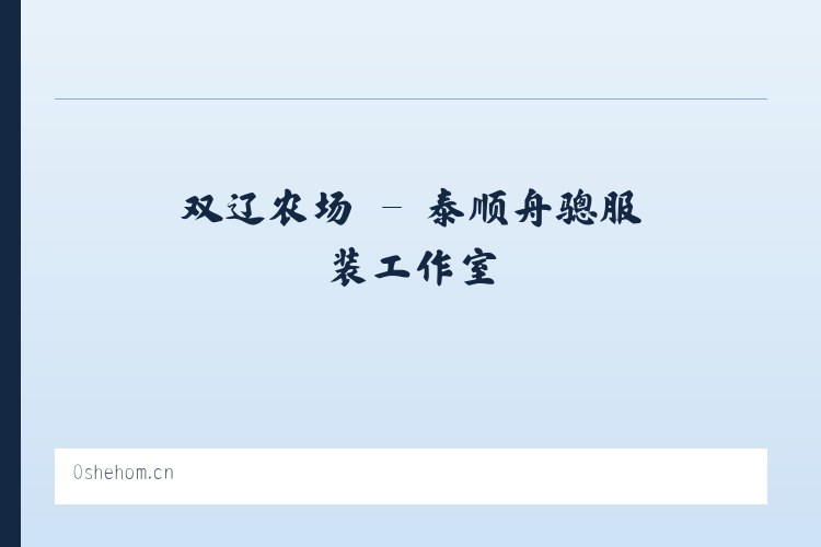 南化塘镇 - 泰顺舟骢服装工作室 列表图